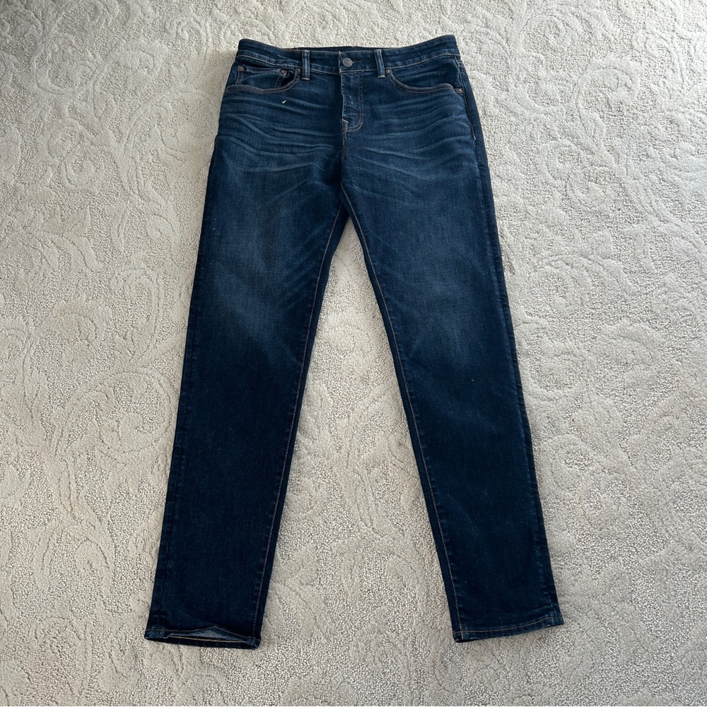 American Eagle Outfitters Men's Deep Indigo Slim Jeans
